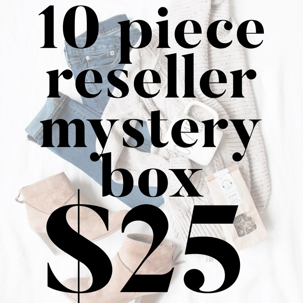 10 Piece Reseller Mystery Box Only $25!